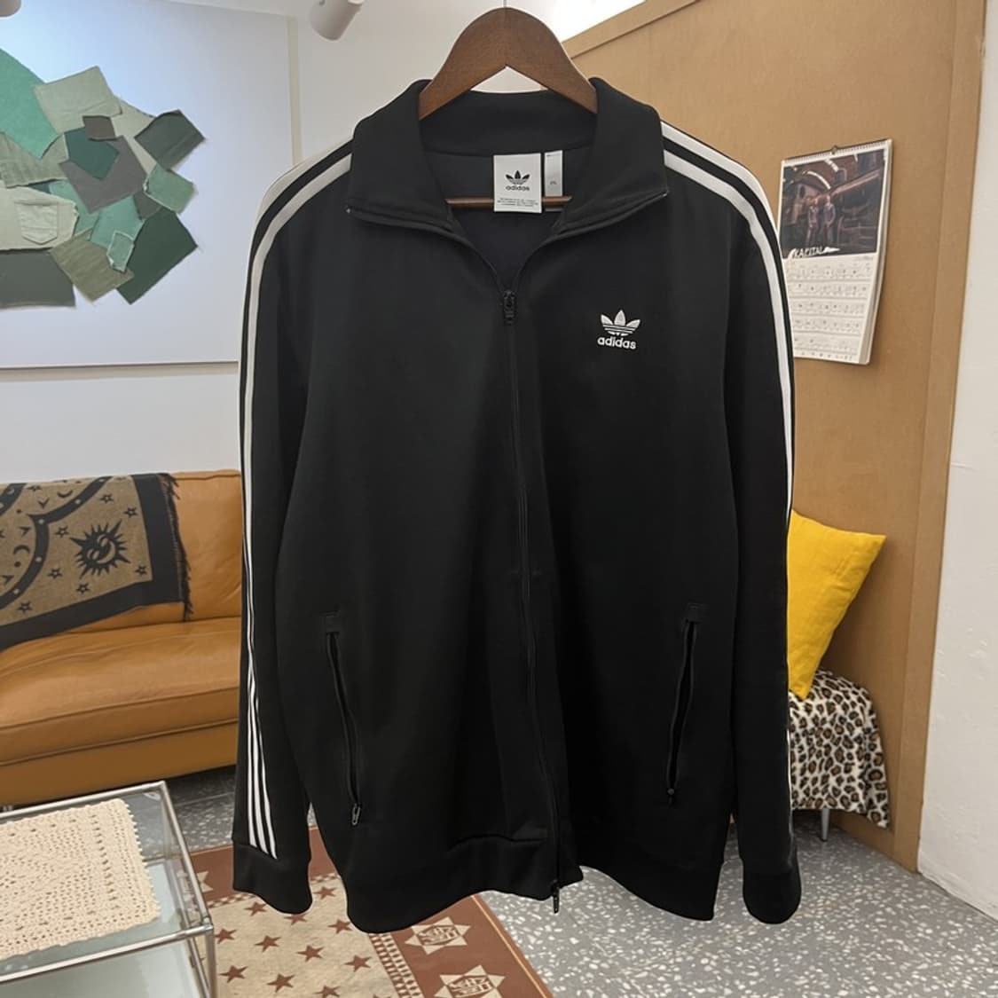 아디다스 빈티지 레트로 베켄바우어 져지 집업 2XL C10312 상품이미지3