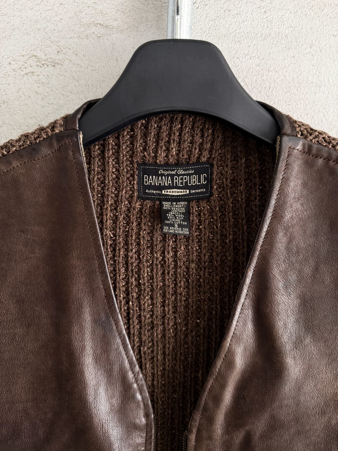 Banana Republic Genuine Leather Vest 상품이미지2