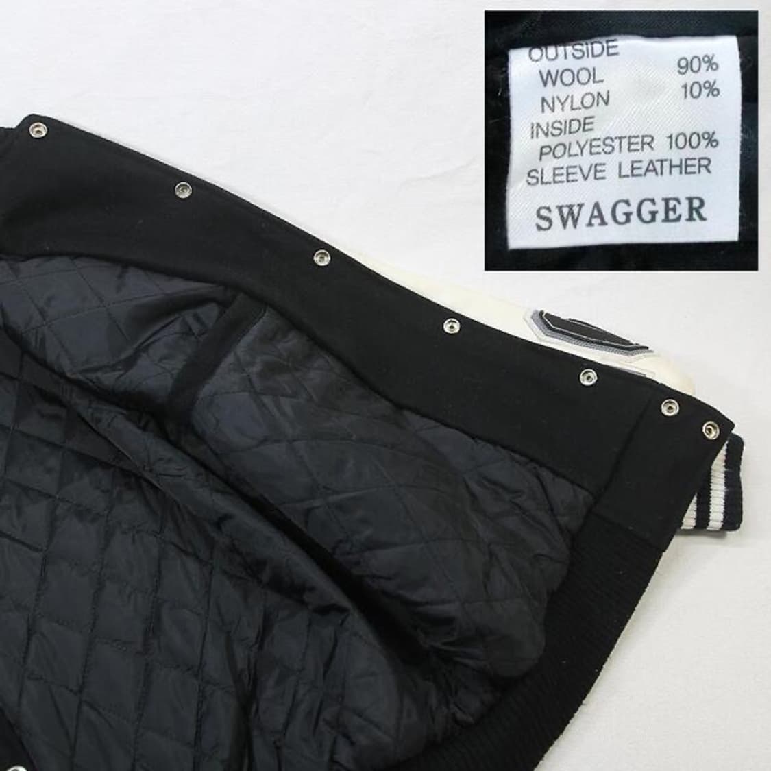 (착용컷) SWAGGER 바시티 자켓 (남성용 L) 상품이미지7