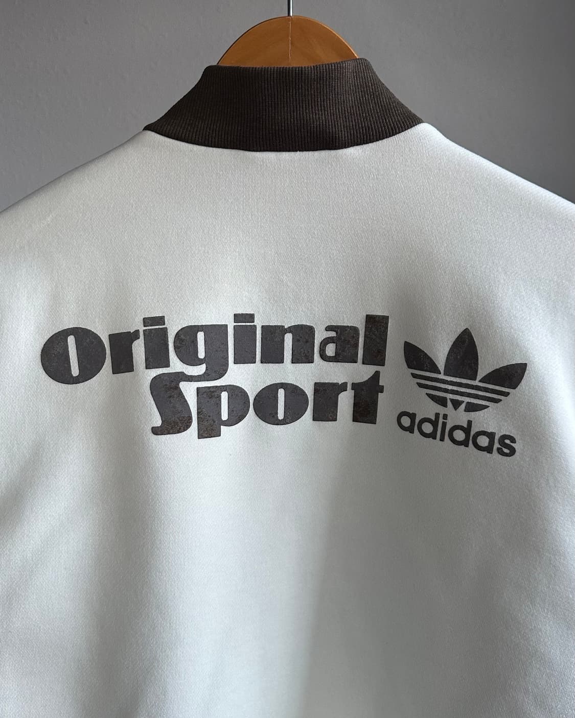 [L]아디다스 오리지널 브라운 코튼 바시티 자켓 상품이미지7