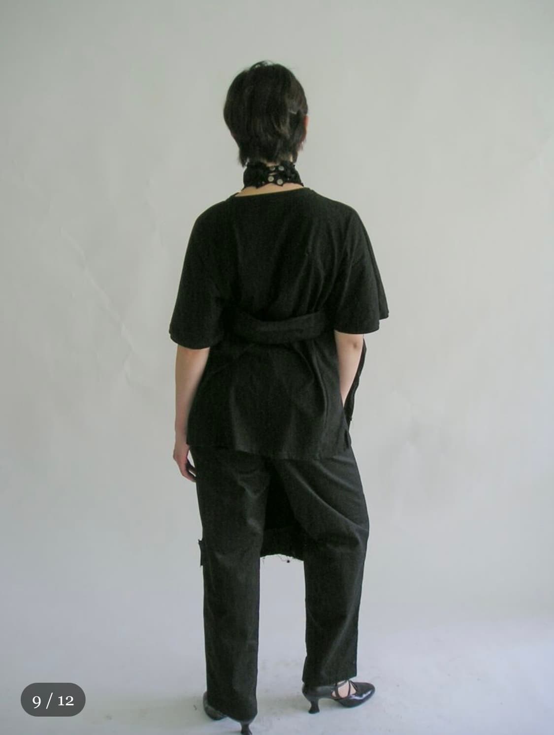 eonts hand crease apron black 상품이미지4