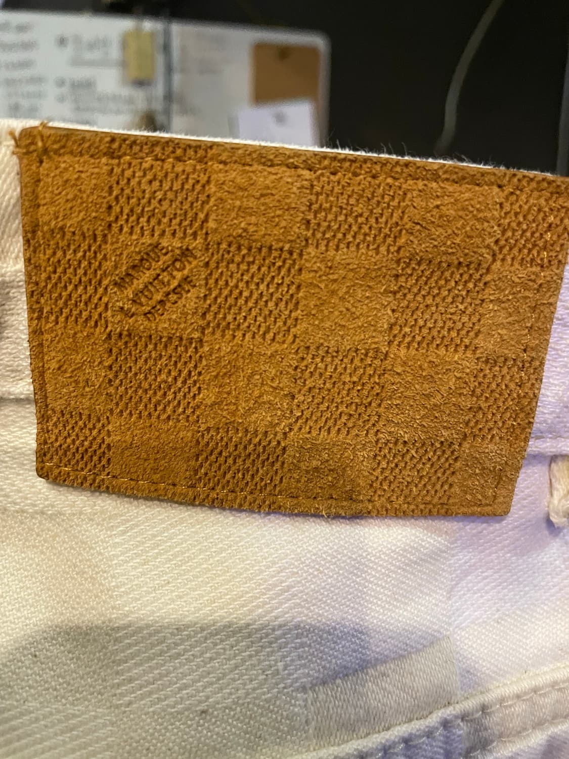 루이비통 다미에 스케이터 모티브 데님팬츠 34 상품이미지7