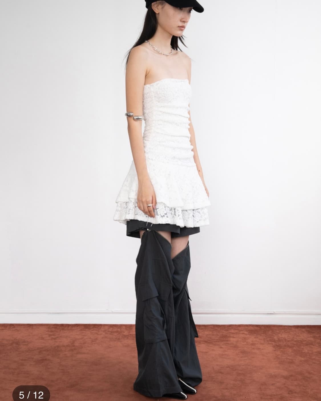 피키소사이어티 투웨이 포켓 지퍼 카고 팬츠 차콜 카시코오호스코이세이오 상품이미지5