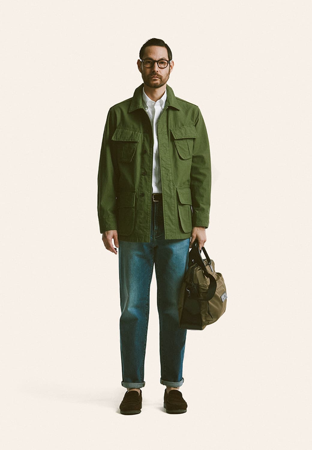 바스통 109 퍼티그자켓 올리브 M 상품이미지2