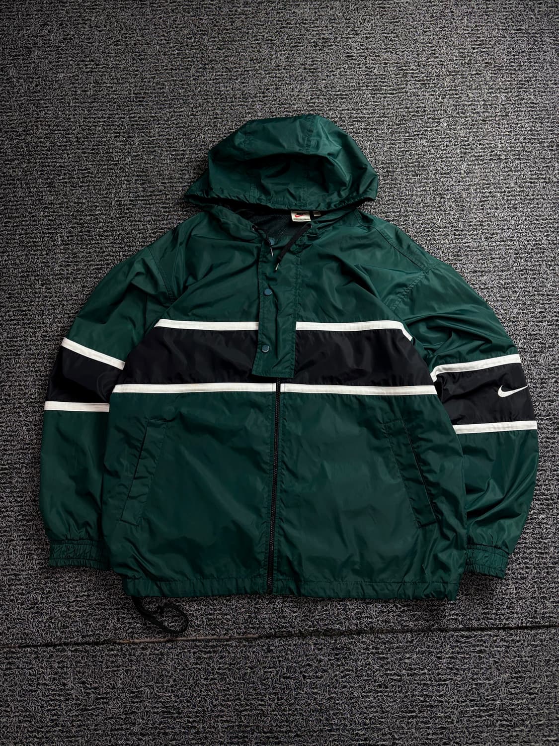 90s 나이키 올드스쿨 빅스우시 배색 박시핏 바람막이 1498 상품이미지2