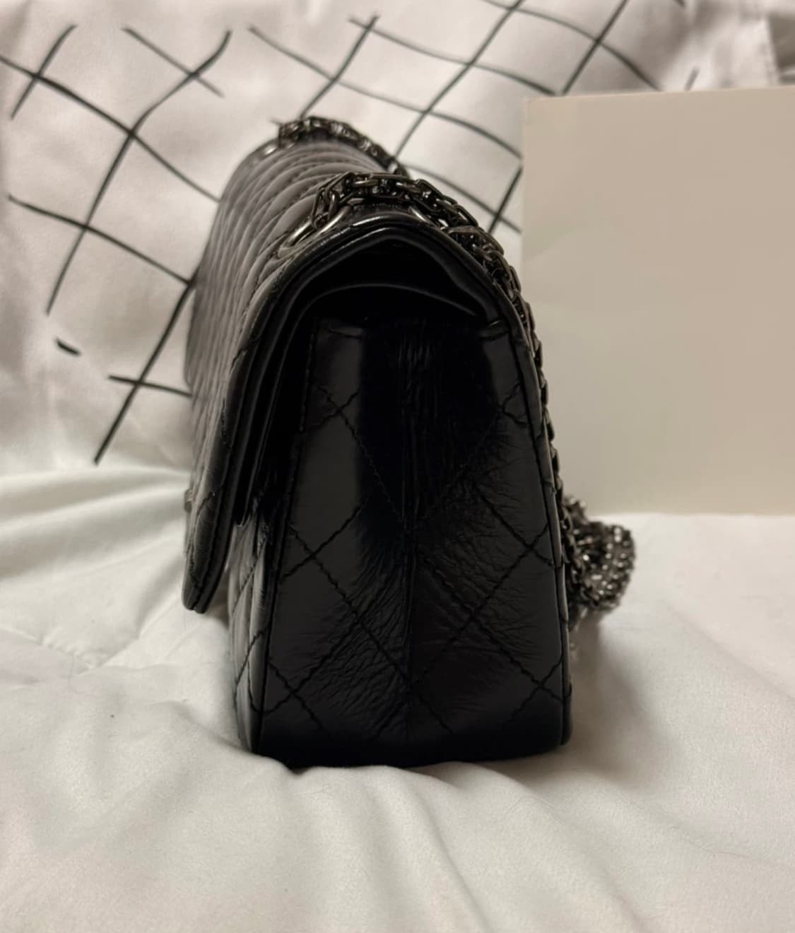 샤넬2.55 스몰블랙은장 상품이미지3