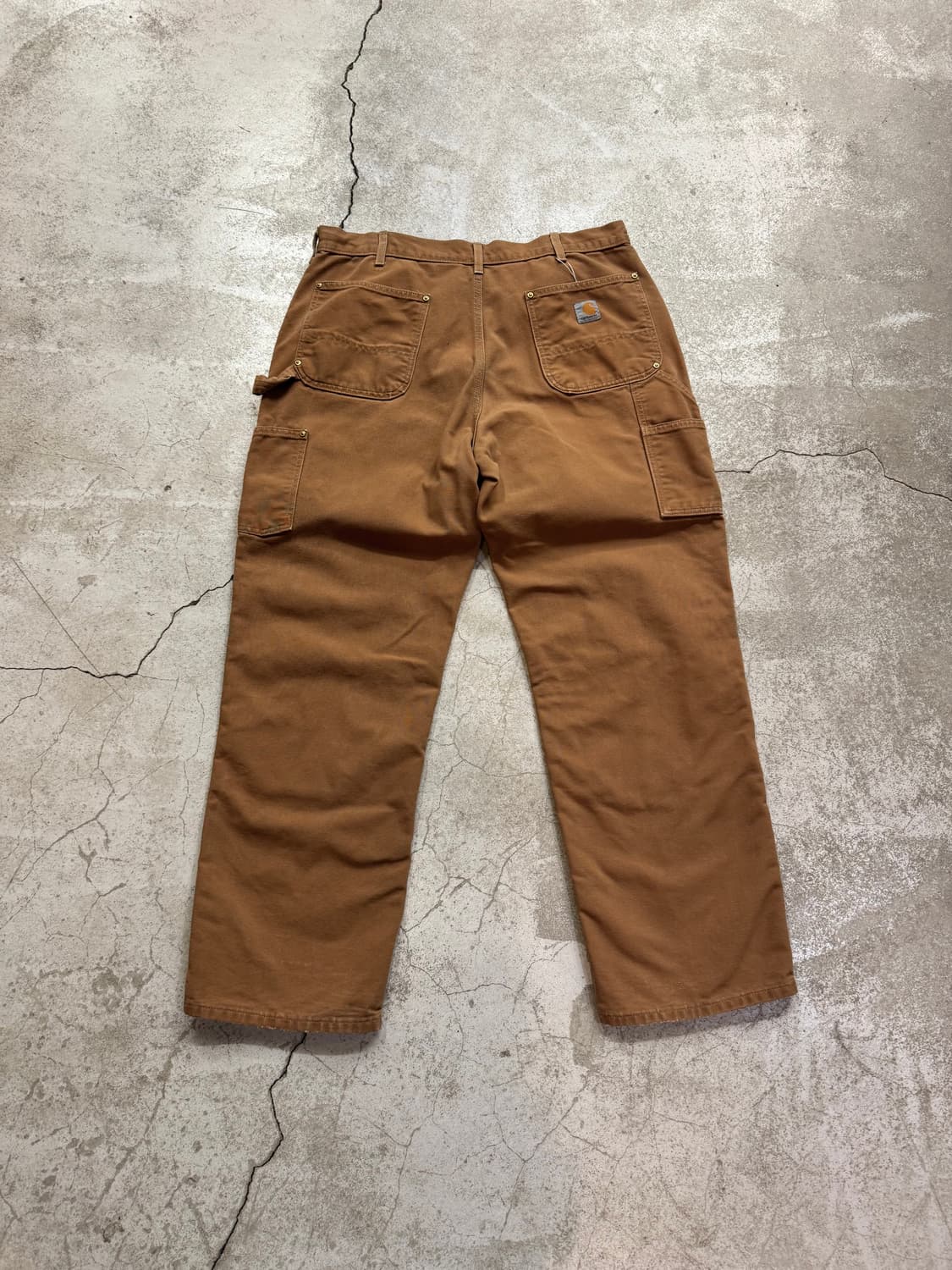 칼하트 B01 BRN 더블니 워크팬츠 usa 상품이미지2
