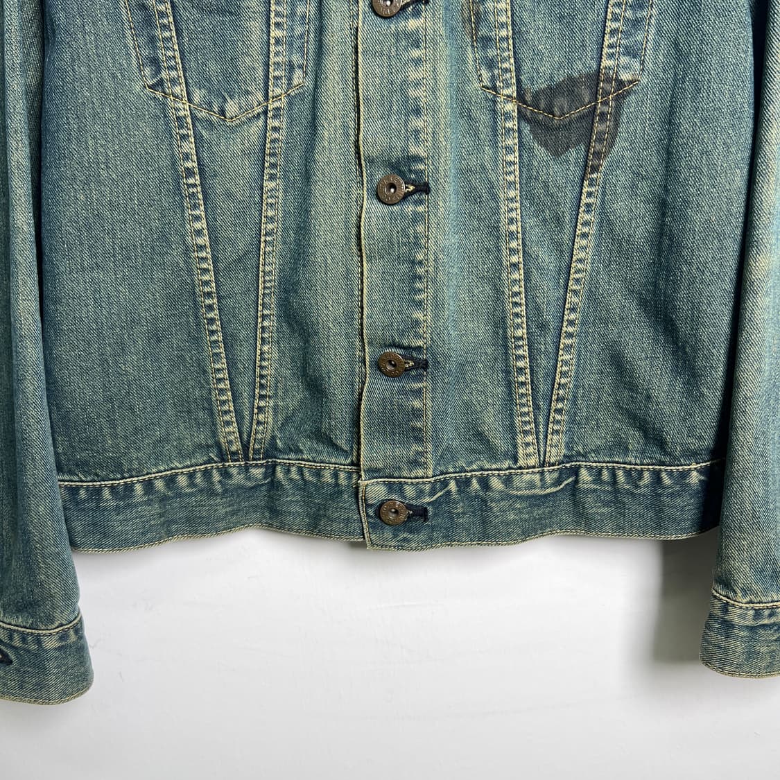 Edwin 에드윈 빈티지 데님 트러커 자켓 M 상품이미지5