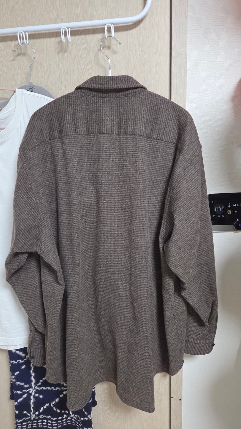 코모리 울캐시미어 셔츠 브라운 3 상품이미지2