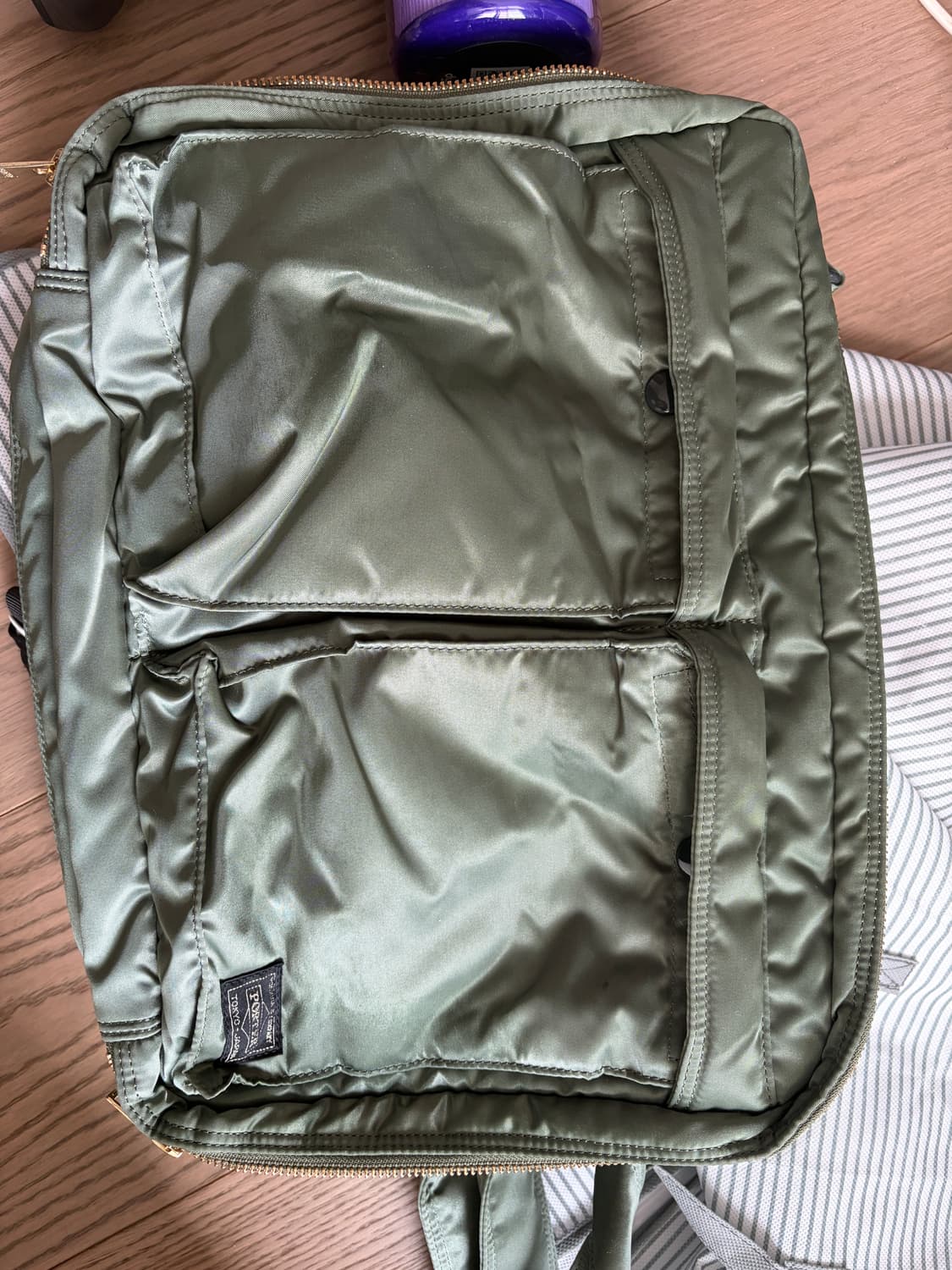 포터 탱커 숄더백 라지 세이지 그린 상품이미지2