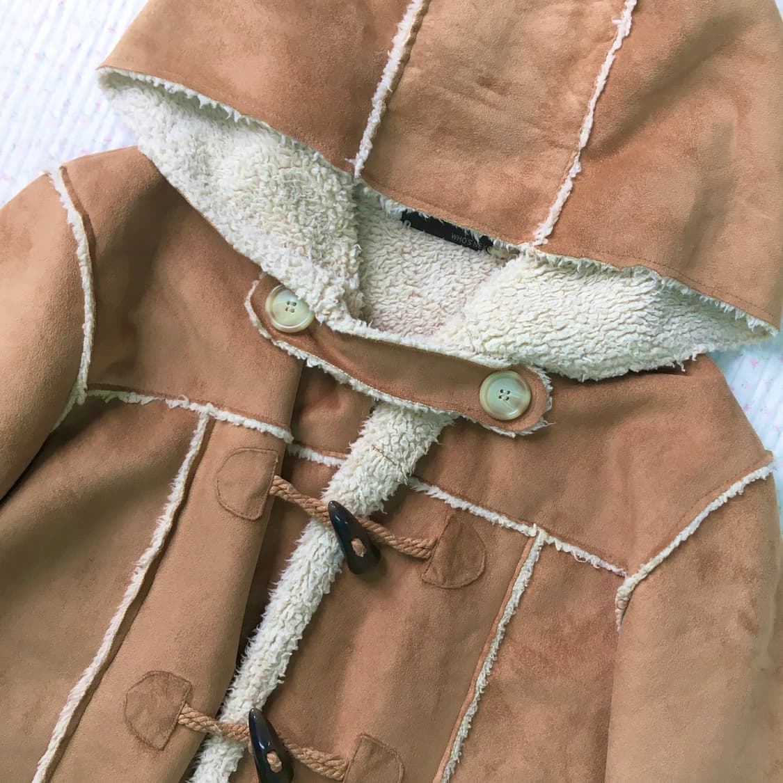 JPN/ 스웨이드토글코트 무스탕 모리걸무스탕 모리룩무스탕 상품이미지5