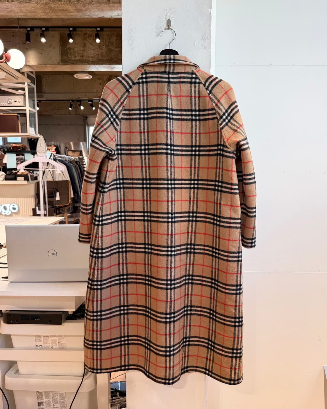 버버리 노바체크 리버시블 울 코트  상품이미지5