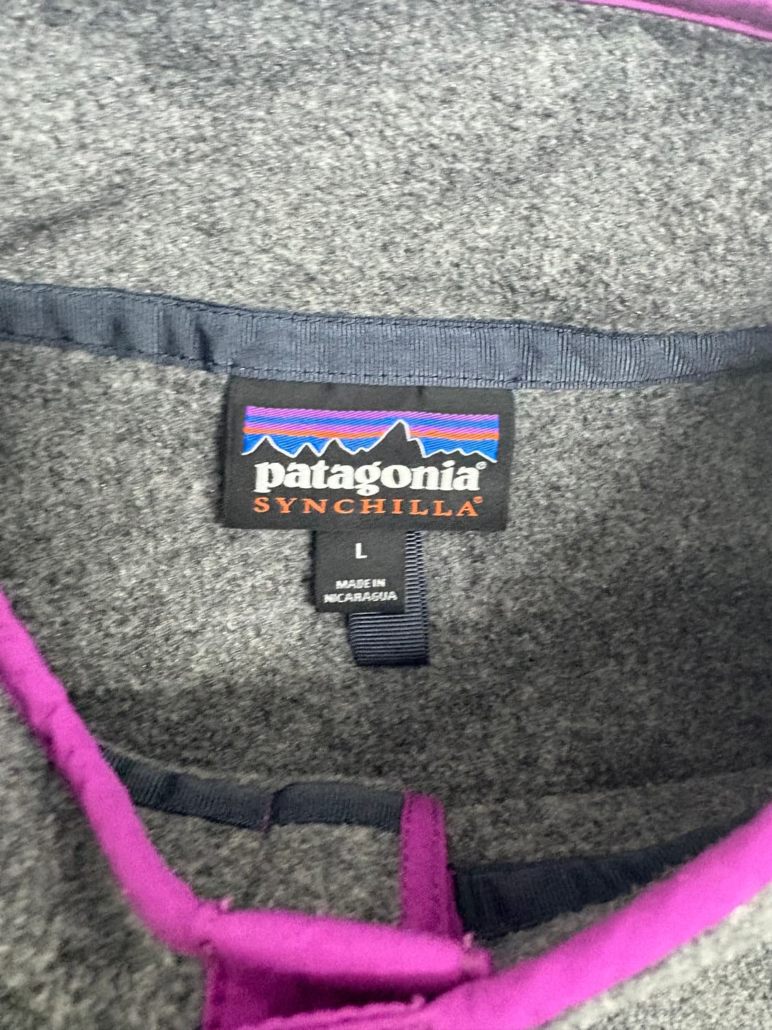 빈티지 파타고니아 신칠라 스냅티 그레이 우먼즈L 상품이미지5