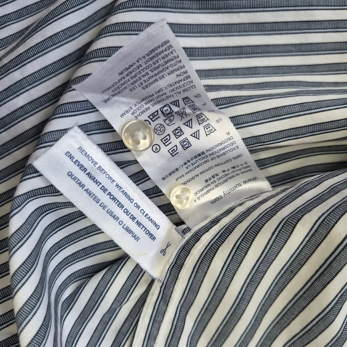 100) 타미힐피거 스트라이프 셔츠 남방 상품이미지5