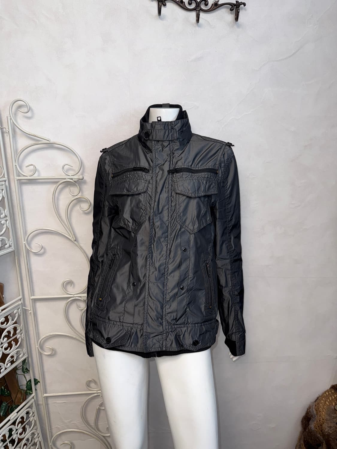 Buckaroo charcoal button double  jacket 상품이미지5