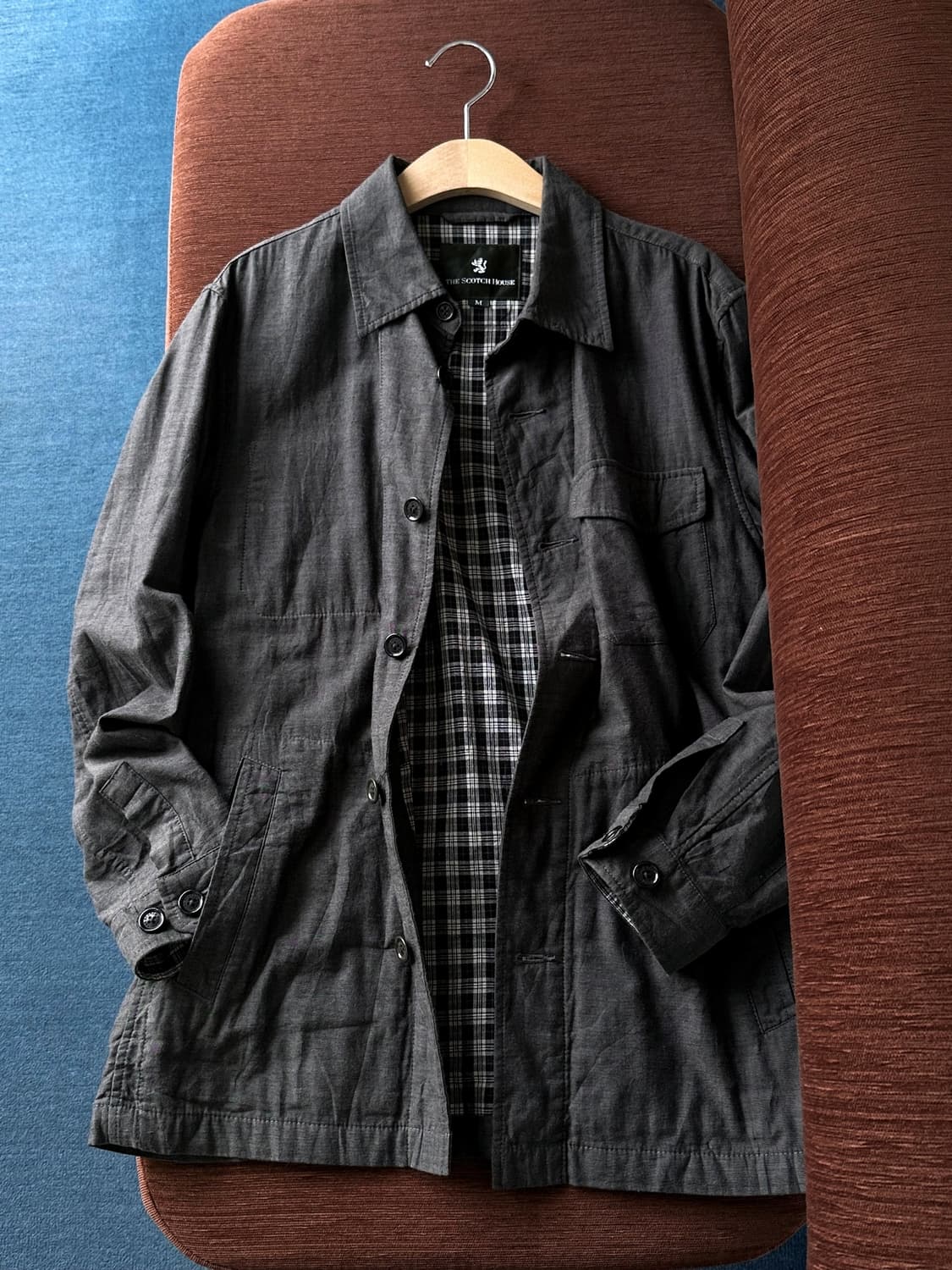 Washed cotton design work jacket 상품이미지1