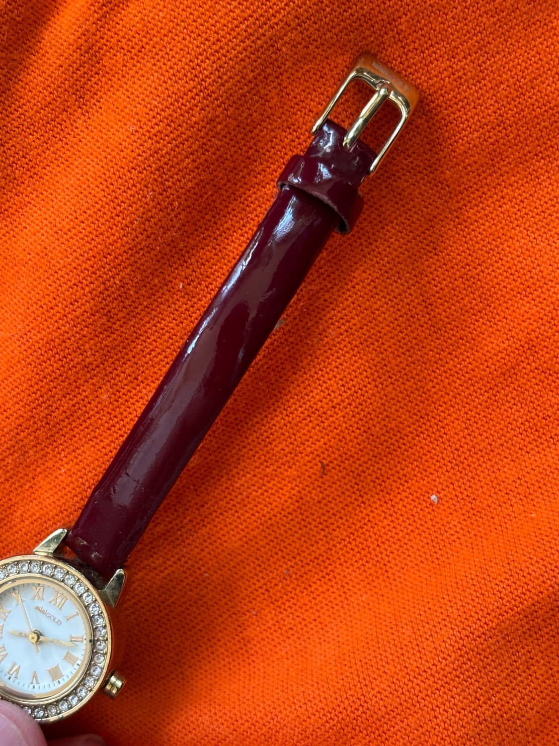 Vintages minigold leather watch 상품이미지3