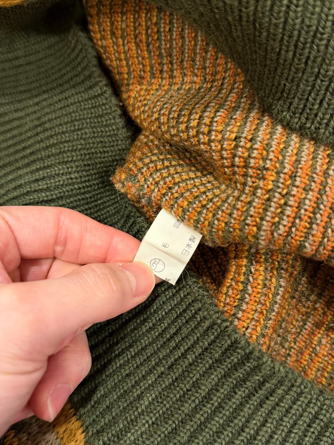 Vtg 빈티지 헌팅 자수 울 니트 상품이미지7