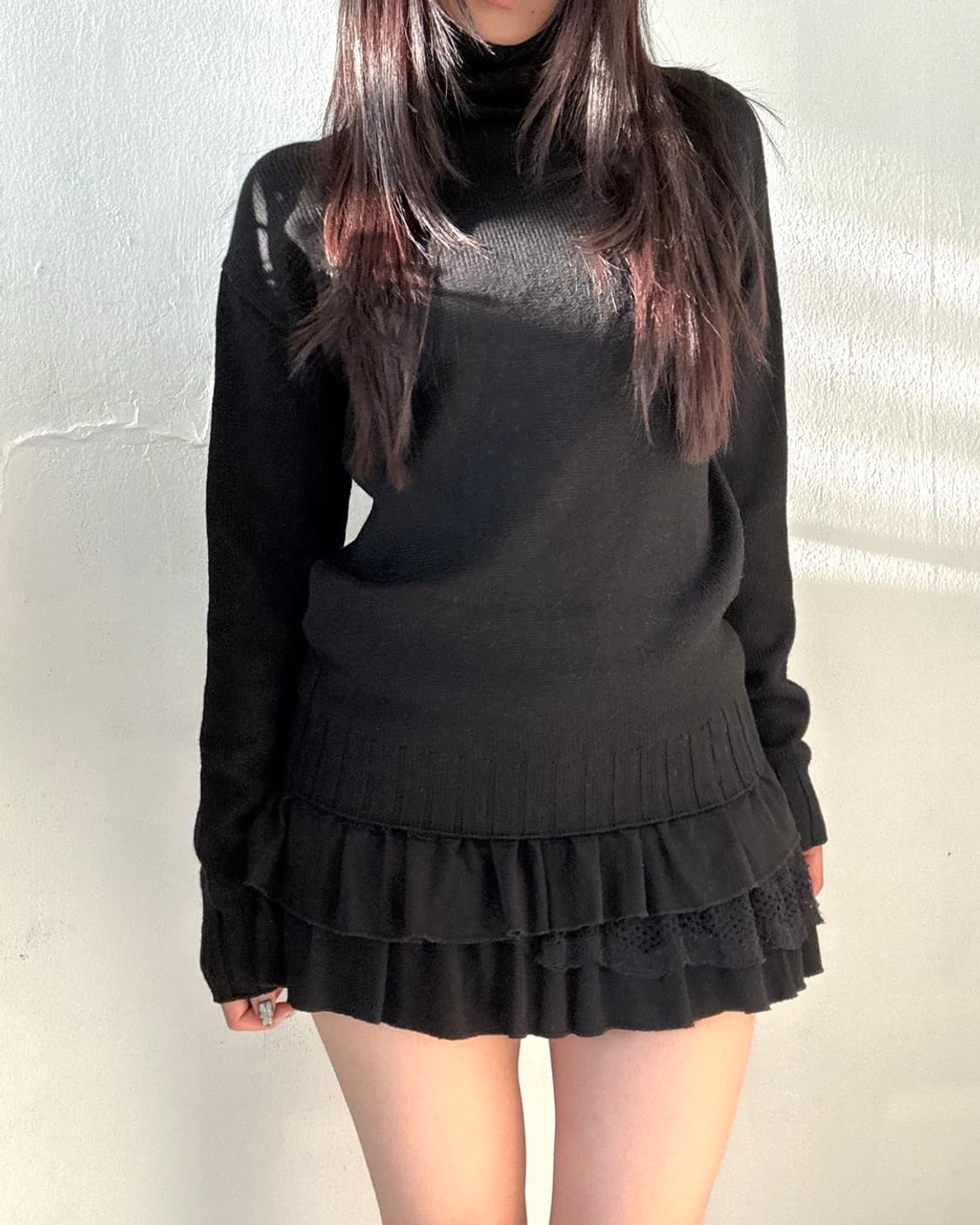 theory black turtle neck knit 상품이미지6