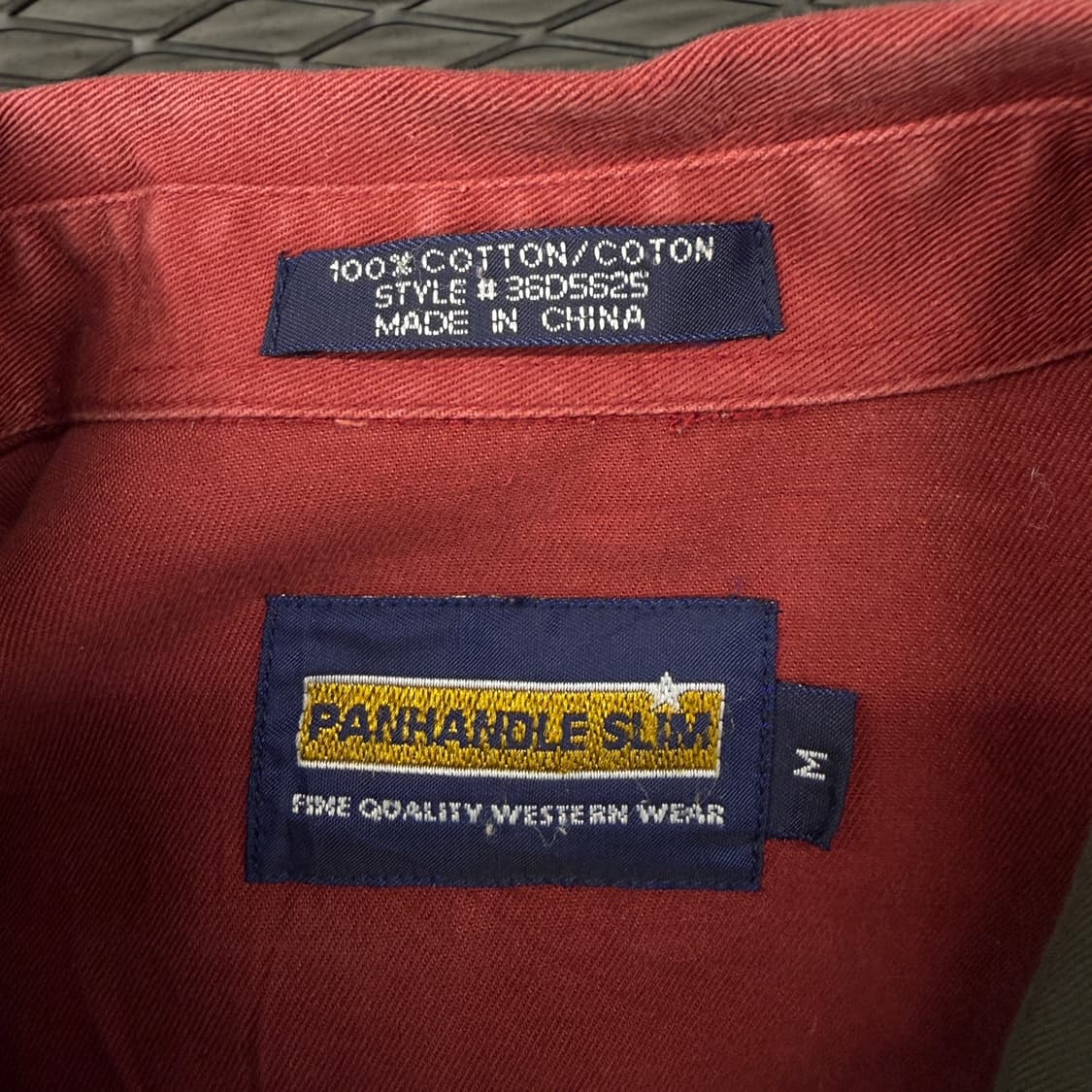 USA VINTAGE 웨스턴 워크셔츠 나바호 패턴 투포켓 디테일 카키 상품이미지8