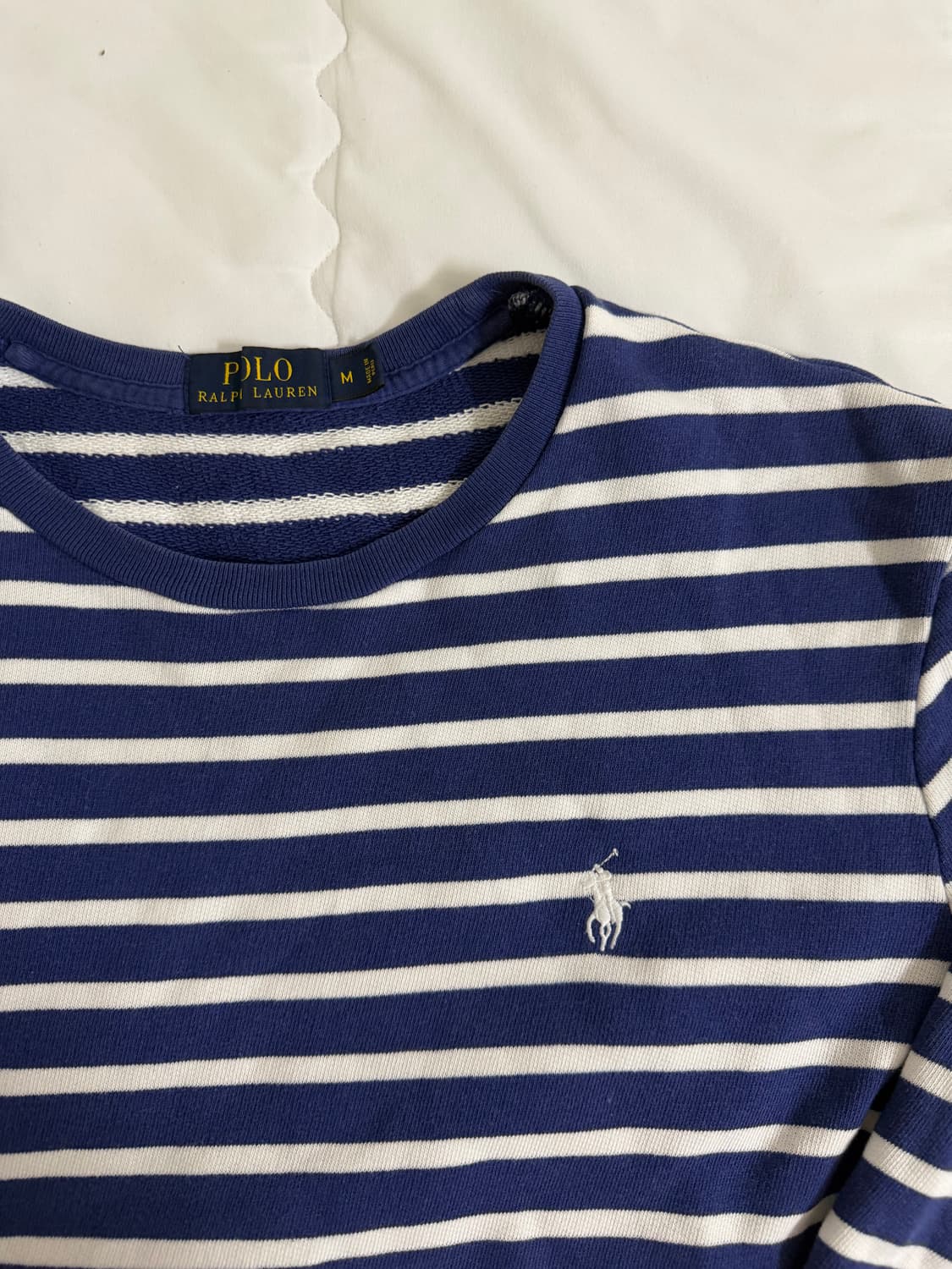 폴로 스트라이프 맨투맨 상품이미지2