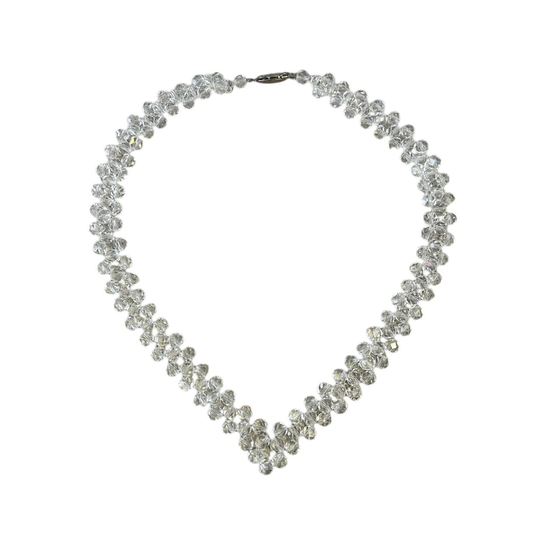 Vintage Crystal V-Line Choker 상품이미지1