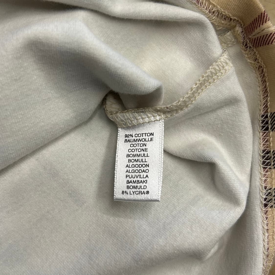 M 버버리 노바체크 여성용 반팔 티셔츠 상품이미지5