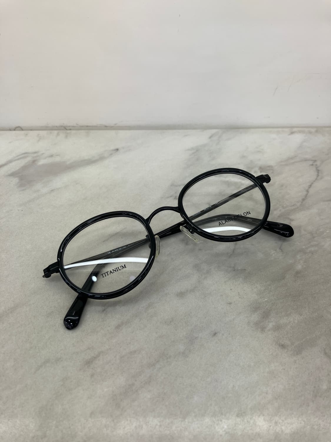 Alain delon 알랭 들롱 블랙 티타늄 뿔테 상품이미지8