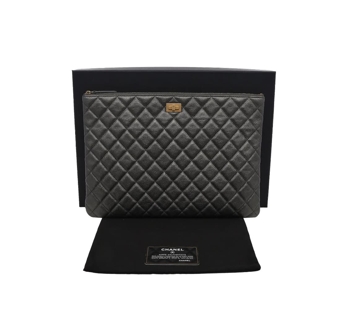 [S급] 샤넬 빈티지 2.55 클러치 라지 판매합니다!!! 상품이미지1