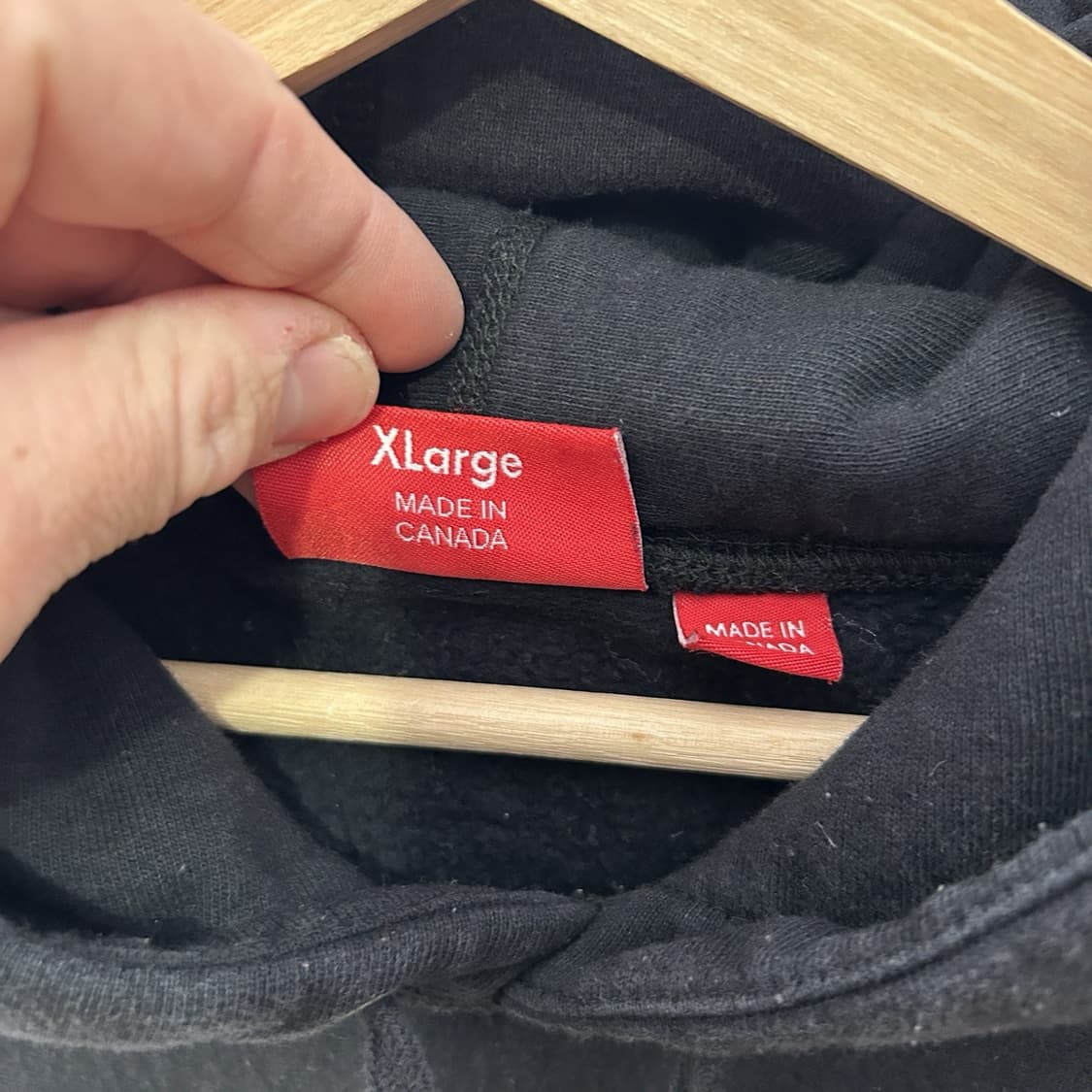 19SS 슈프림 클래식 AD 후드티 블랙 상품이미지4