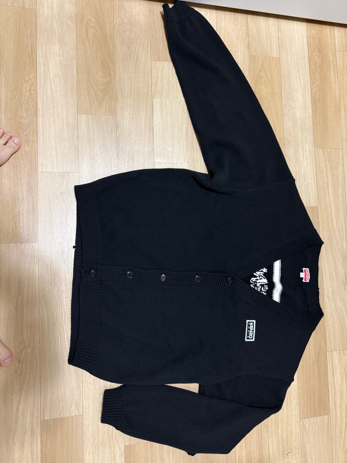 겐조 로고 가디건 L 판매 상품이미지4