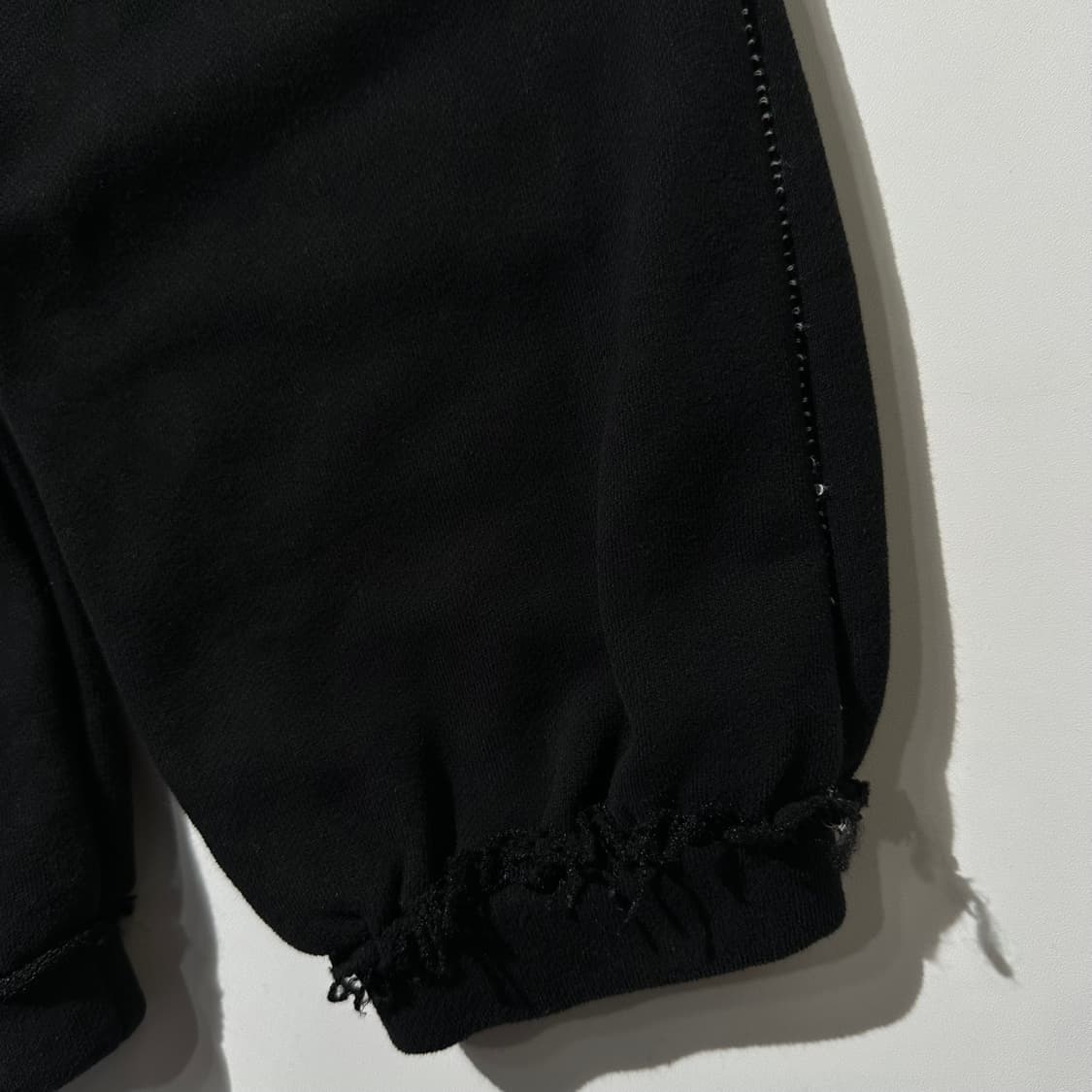 마뗑킴 로고 스웨트 조거팬츠 블랙 상품이미지5