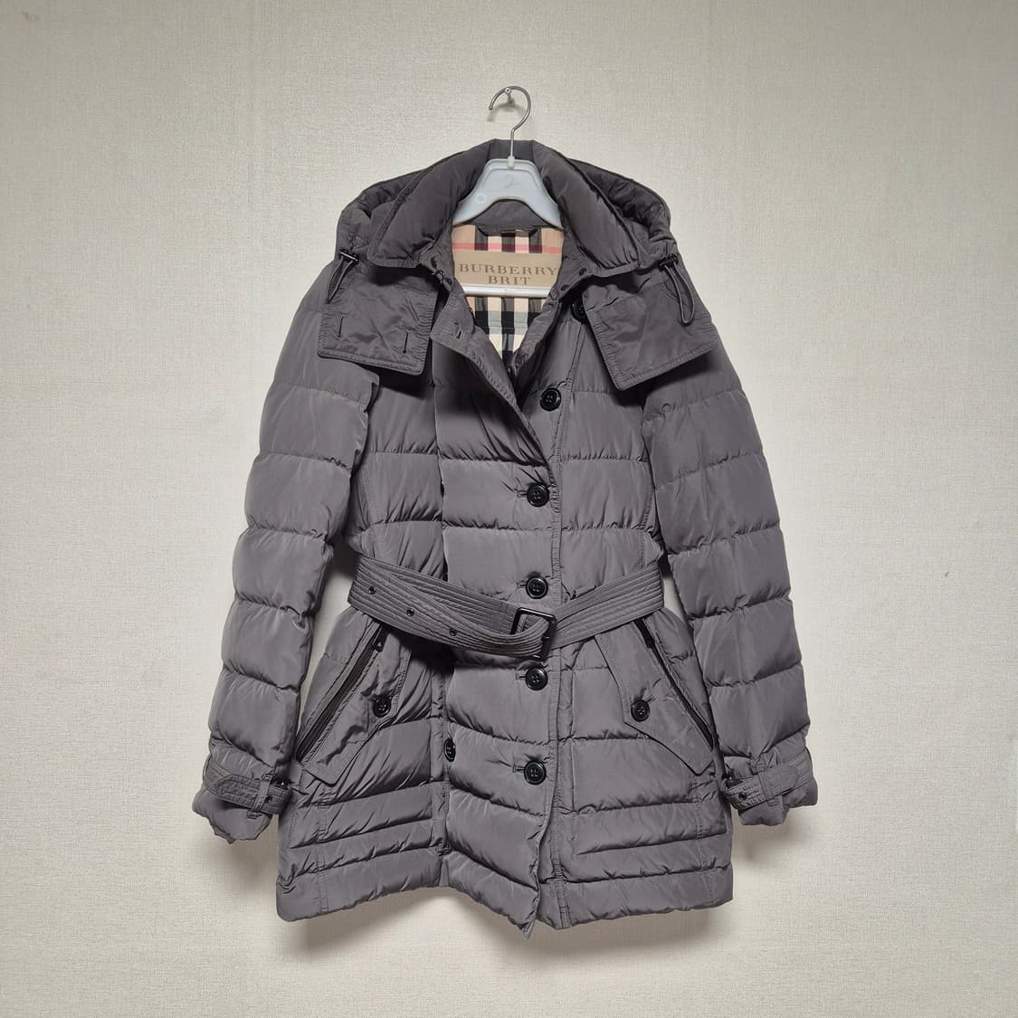 버버리 브릿 여성 구스다운 패딩 코트 M 상품이미지1