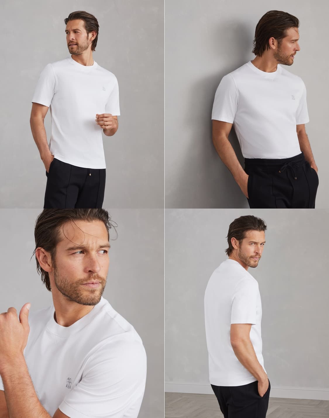 브루넬로 쿠치넬리 / 컴포트 로고 티셔츠 / L (105 이상) 새상품 상품이미지6