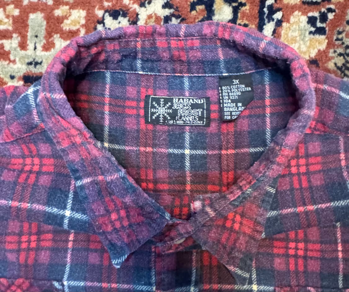 빈티지 플란넬 셔츠 XXL~ (581) 상품이미지4