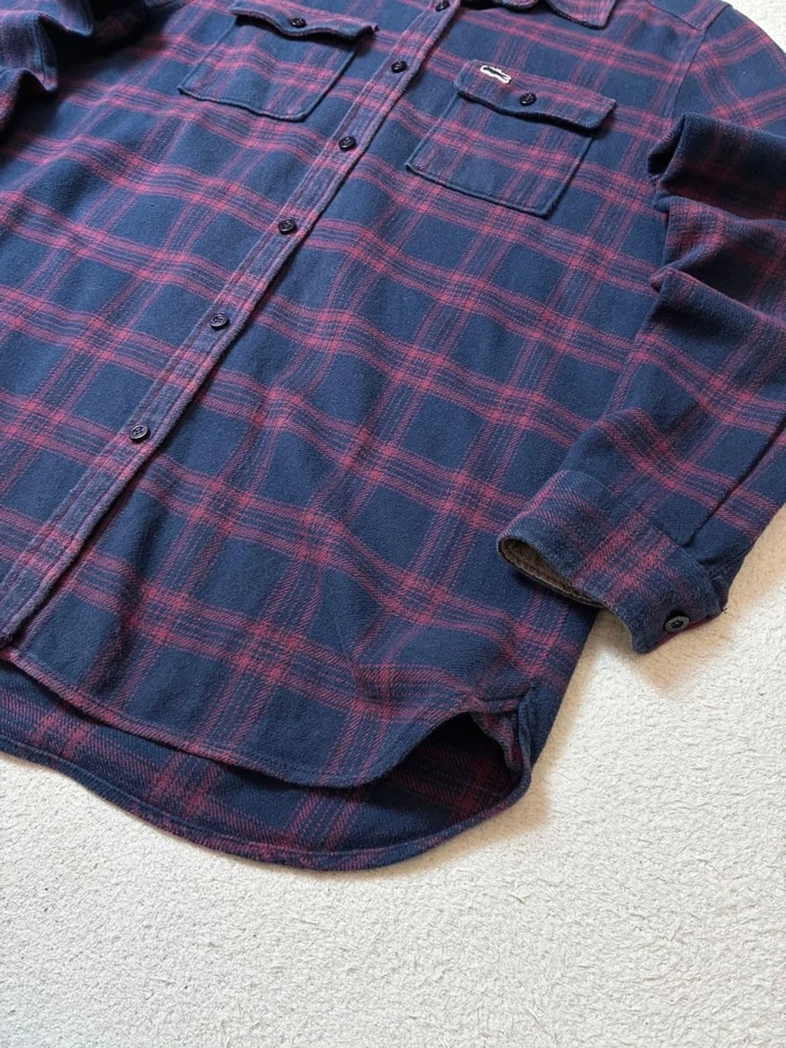 라코스테 코튼 체크 플란넬 남방 PN7073 상품이미지3