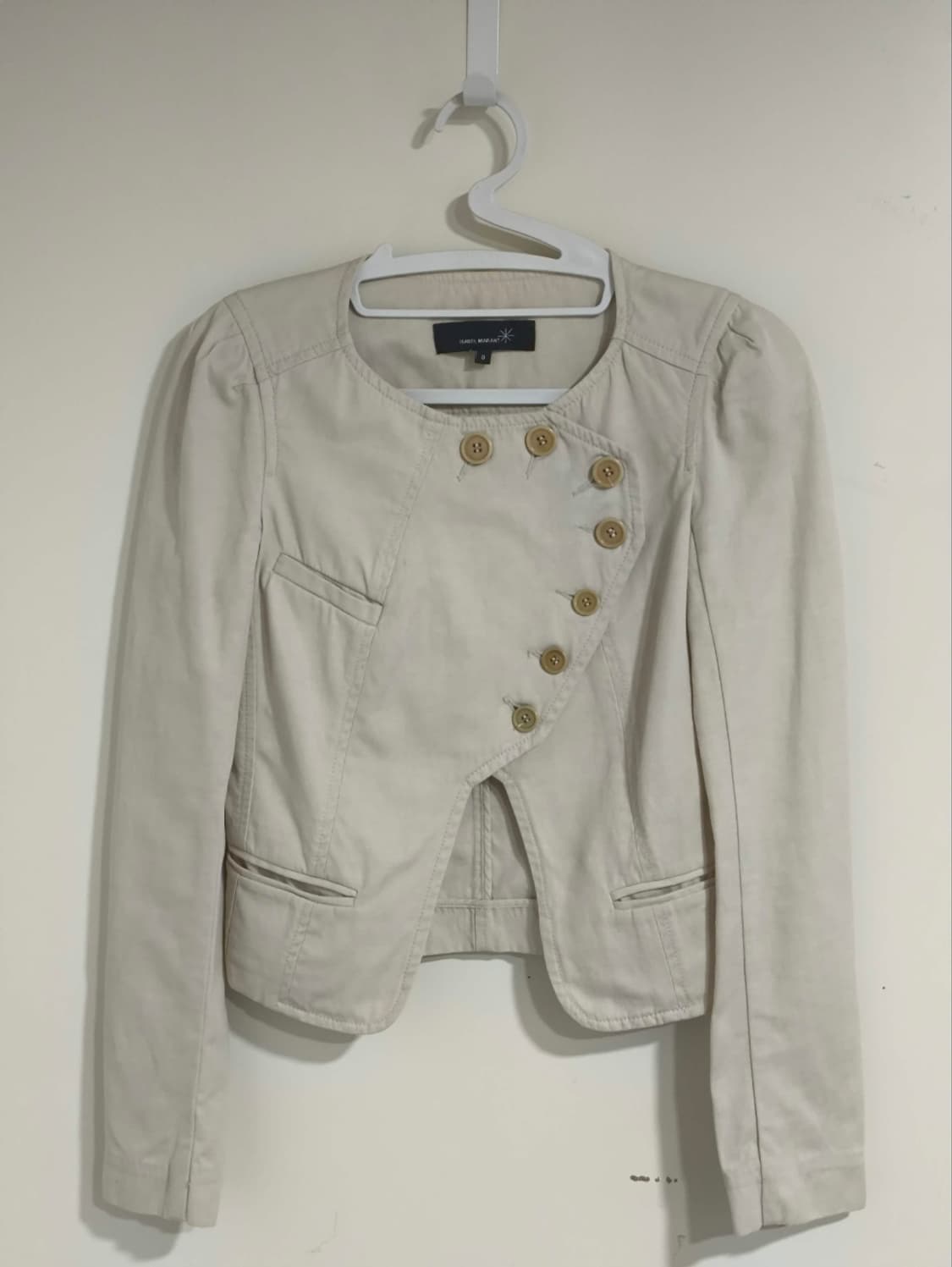 0 이자벨마랑 버튼 포인트 숏자켓 크롭 상품이미지1