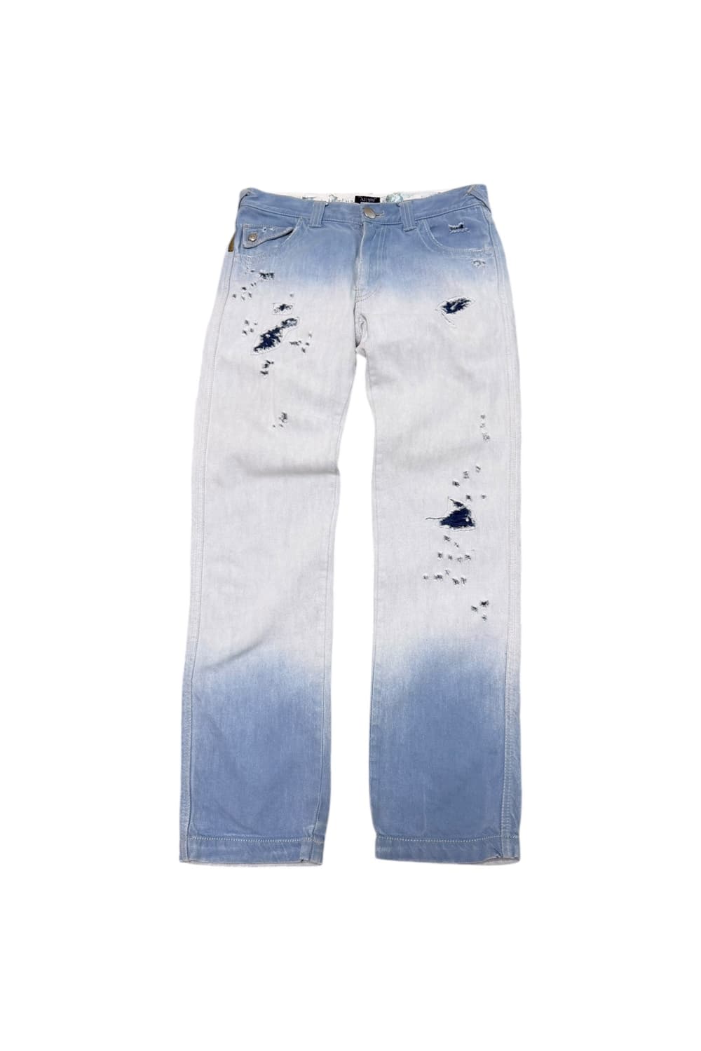 아르마니 진스 블리치드 펀칭 데님 팬츠 상품이미지3