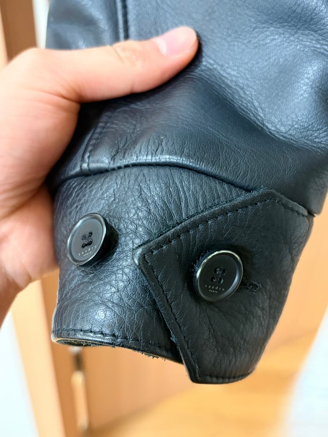 산드로 가죽자켓 m 상품이미지4