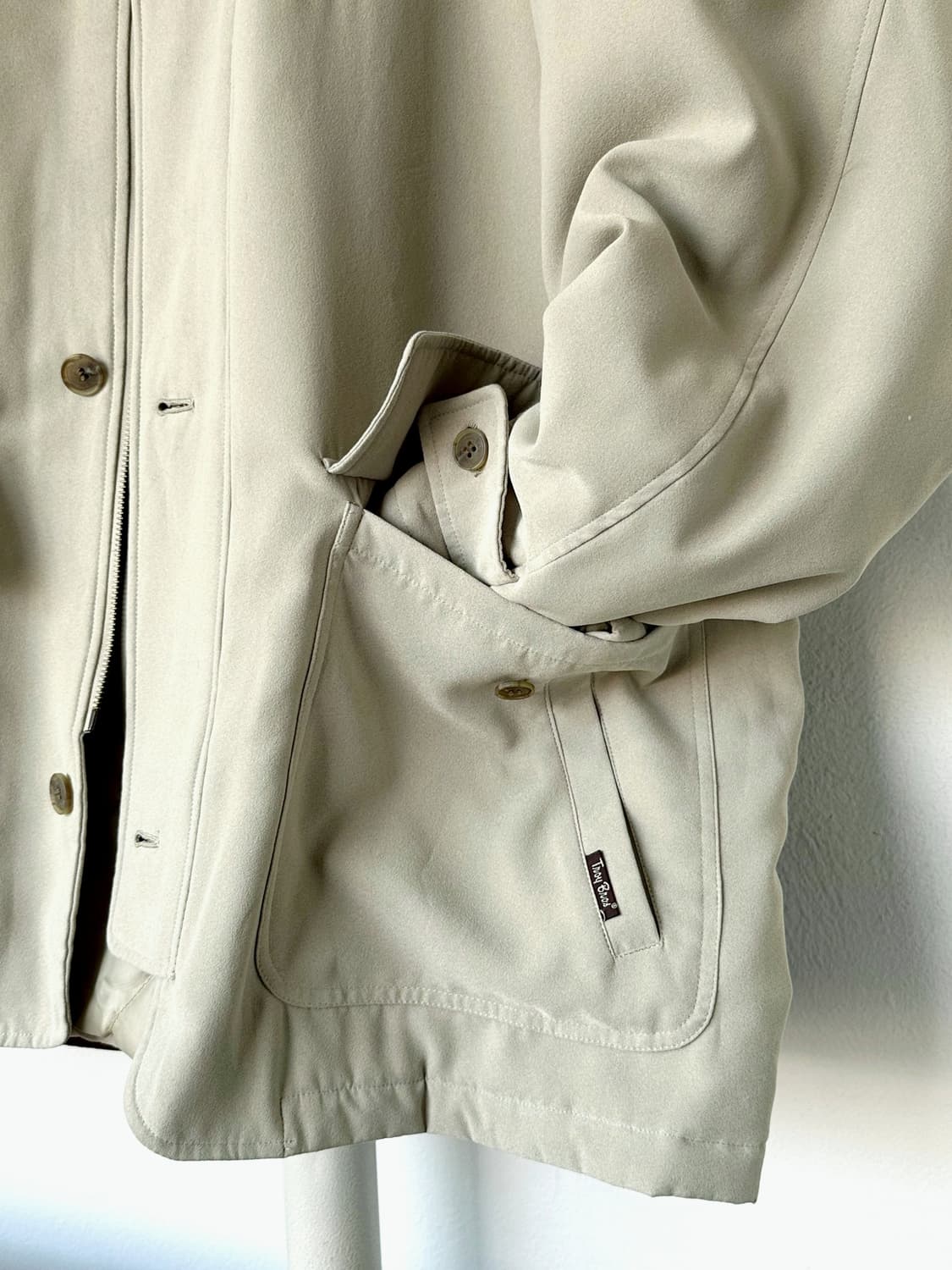 High count padded mil mid coat 상품이미지3