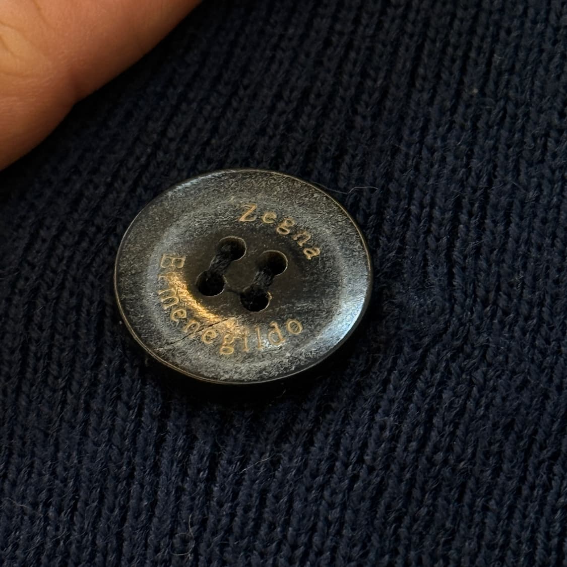 제냐 더블 브레스트 솔카라 캐시미어 혼방 가디건 L 상품이미지3