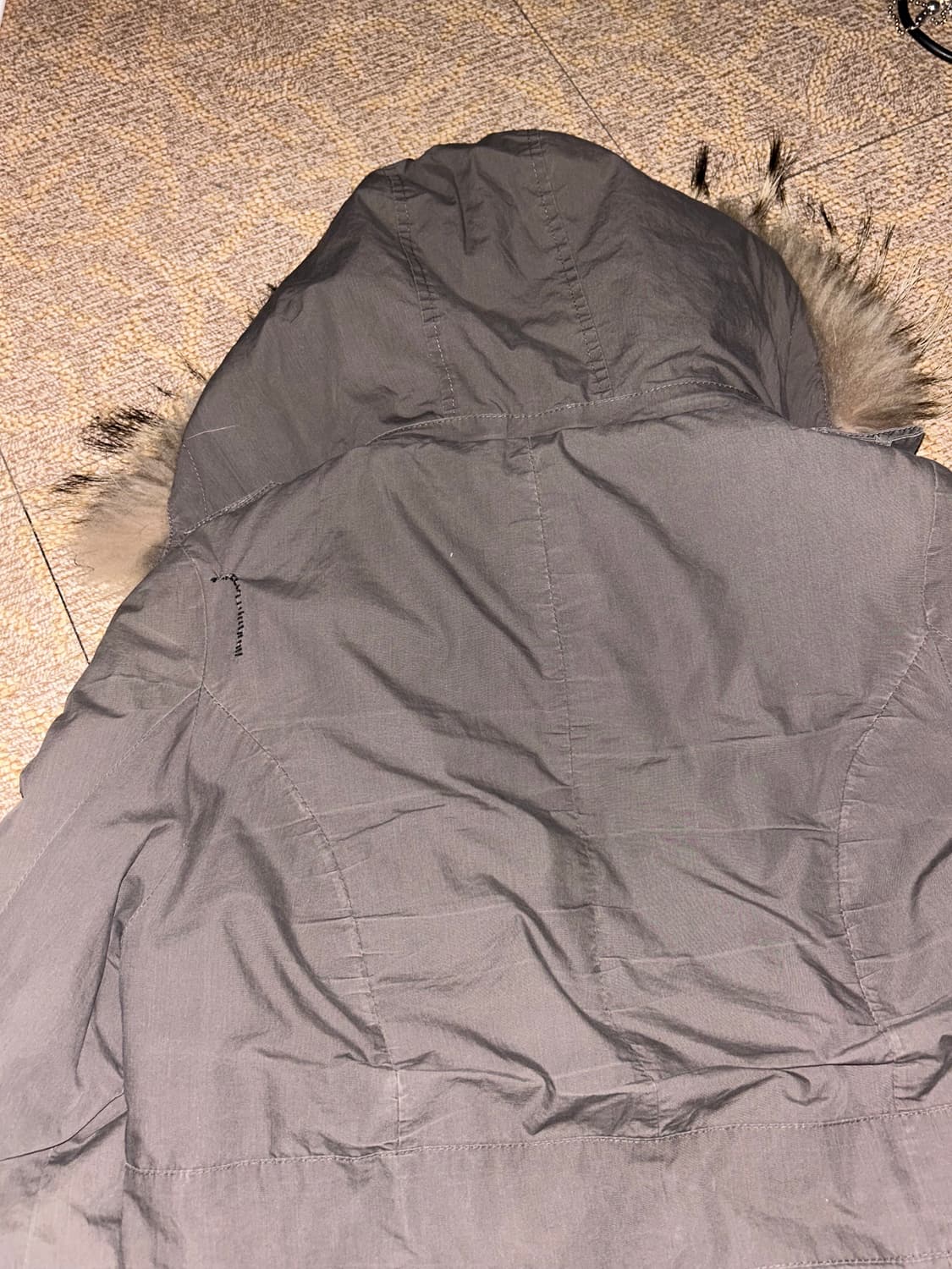 핀터레스트 무드 브라운 퍼 점퍼 상품이미지4