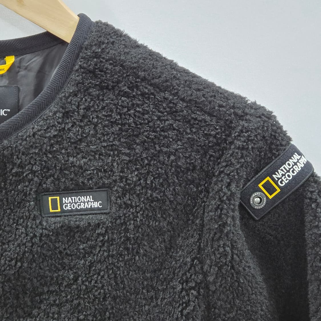 내셔널지오그래픽 키즈 버튼다운 양털 플리스자켓 120/7 상품이미지2
