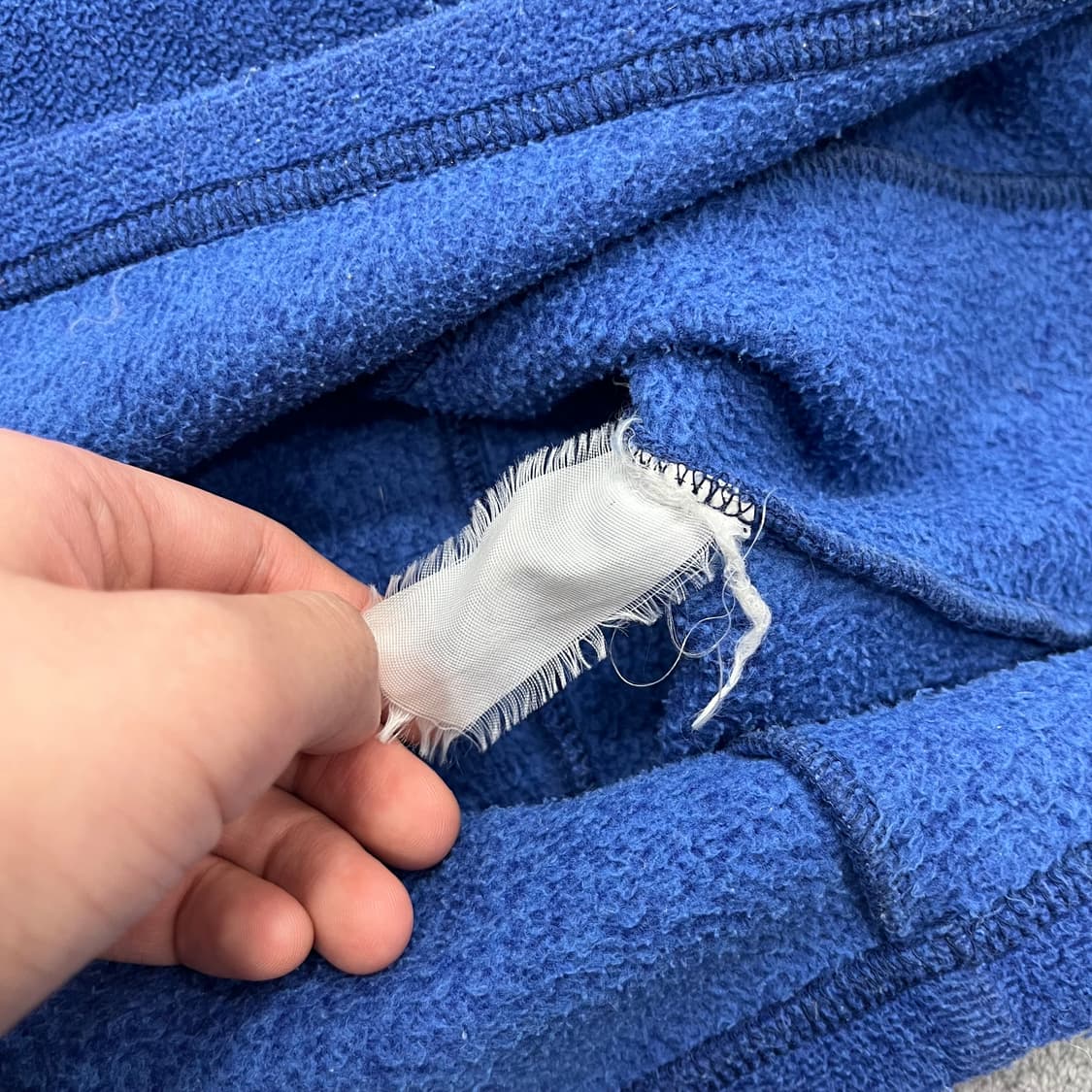 100 피에르가르뎅 블루 플리스 집업 티셔츠 상품이미지5