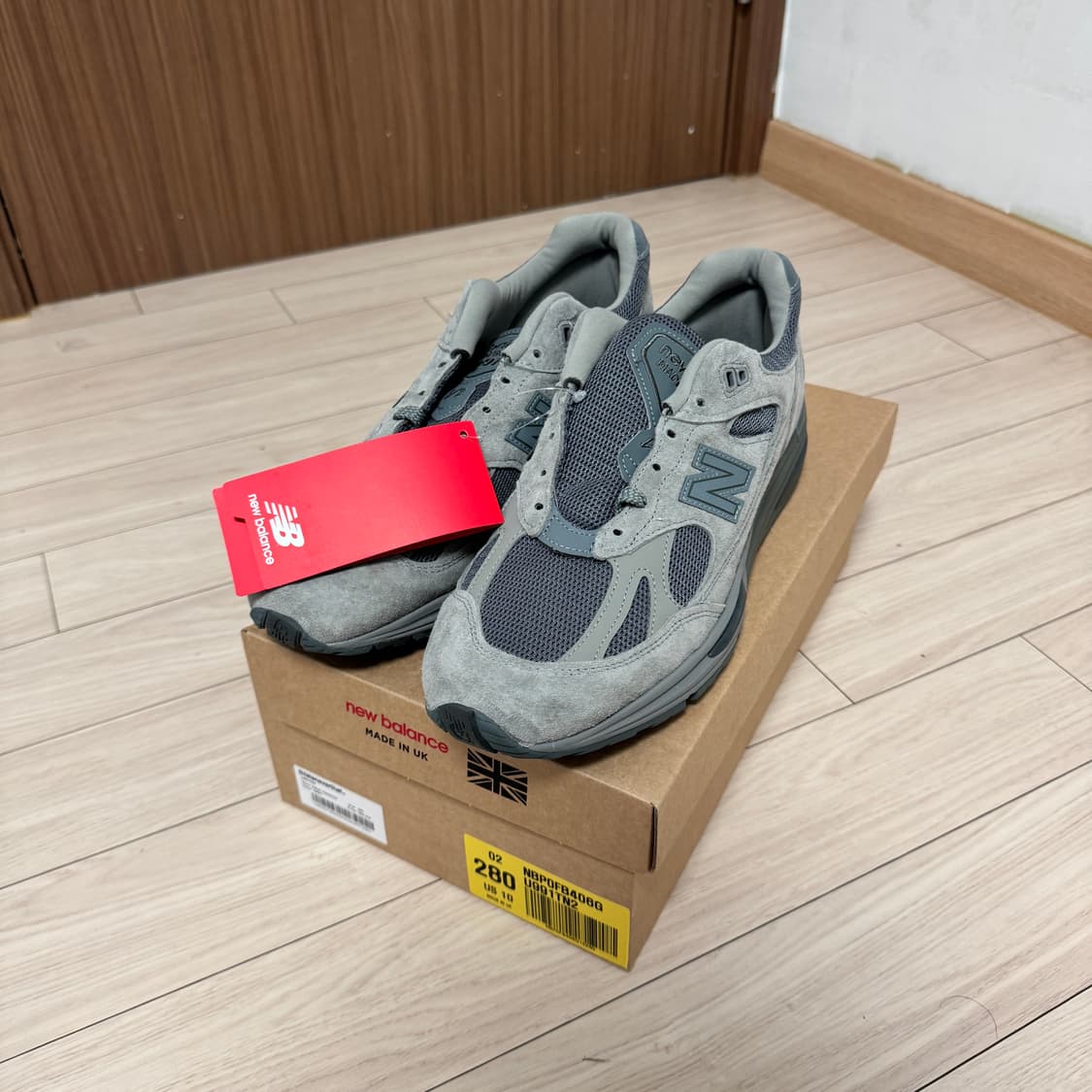 (새상품) 뉴발란스 디스이즈네버댓 991v2 그레이 280 상품이미지2