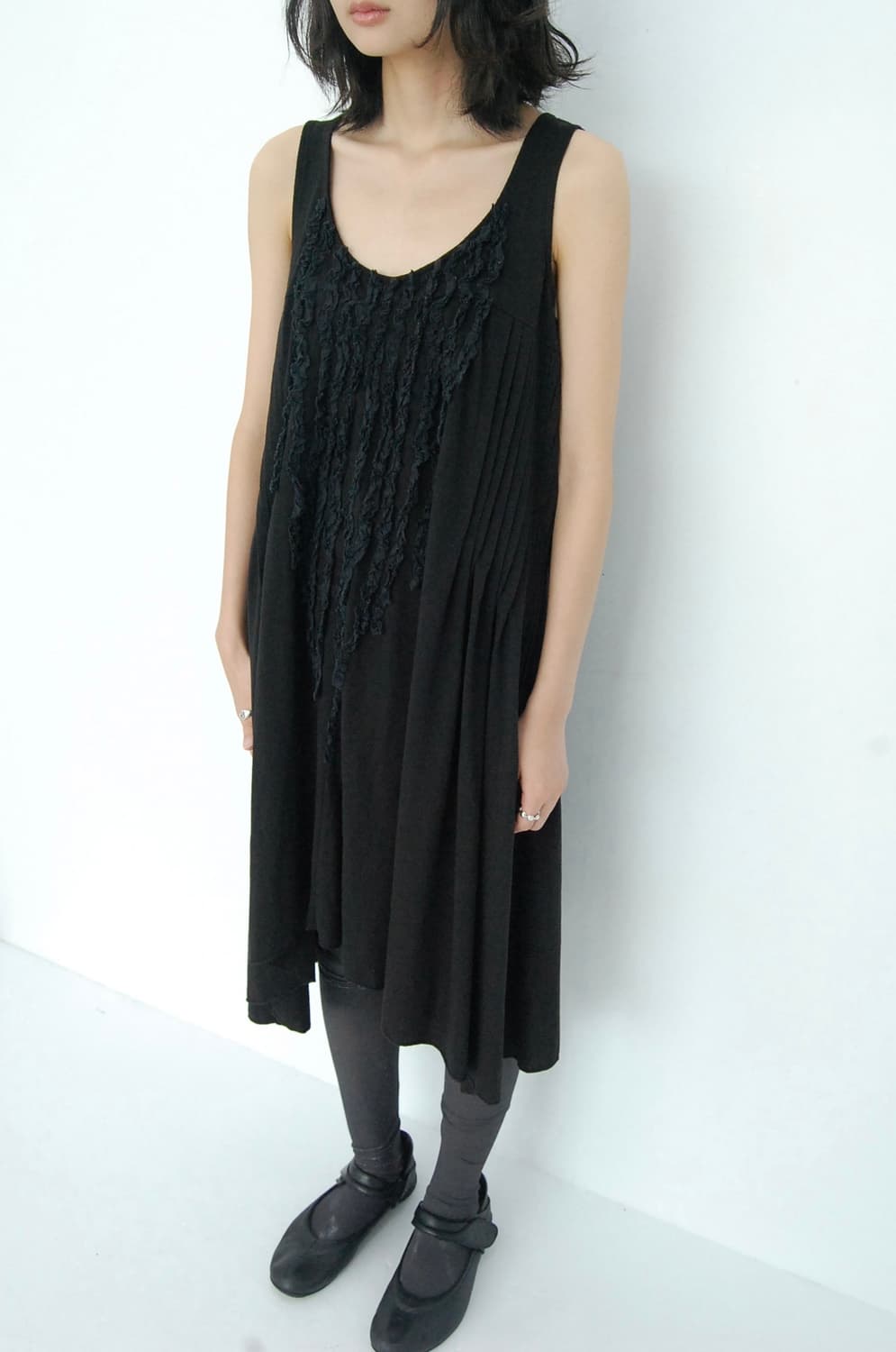 Lace unbalance one piece 상품이미지1