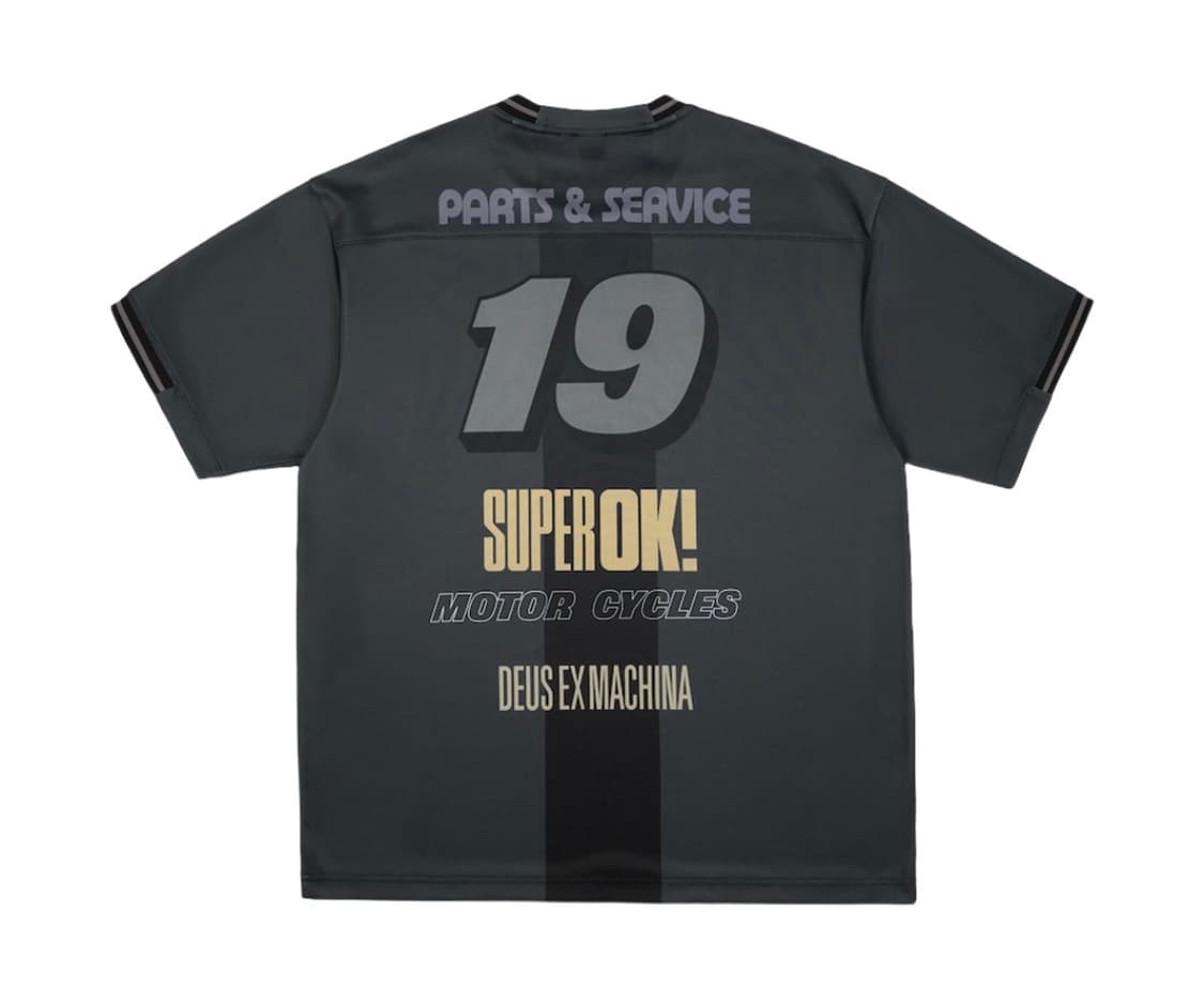 Deus Ex Machina Football Tee D/Grey 상품이미지2