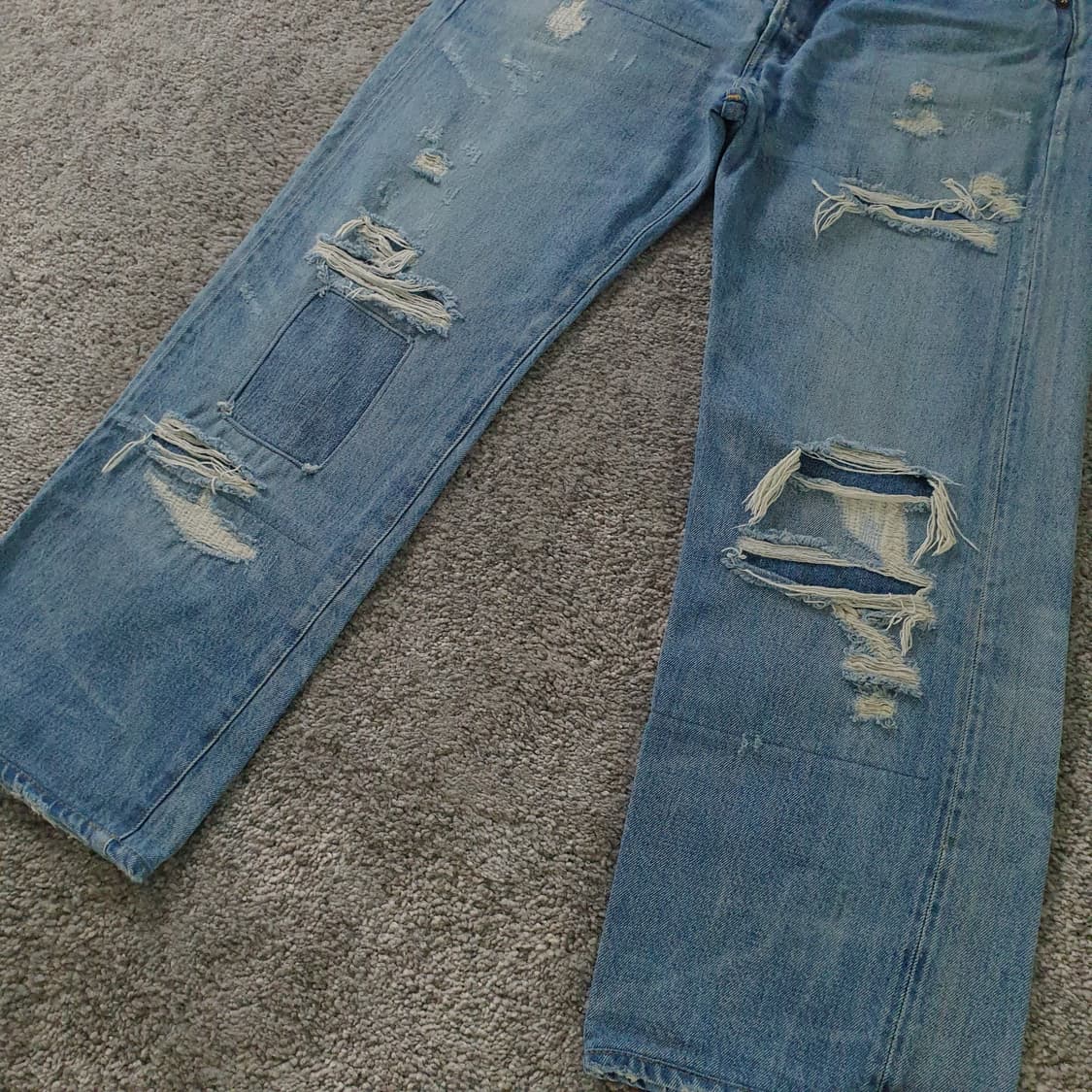 LEVI'S 501 디스트로이드 데님 팬츠 상품이미지4