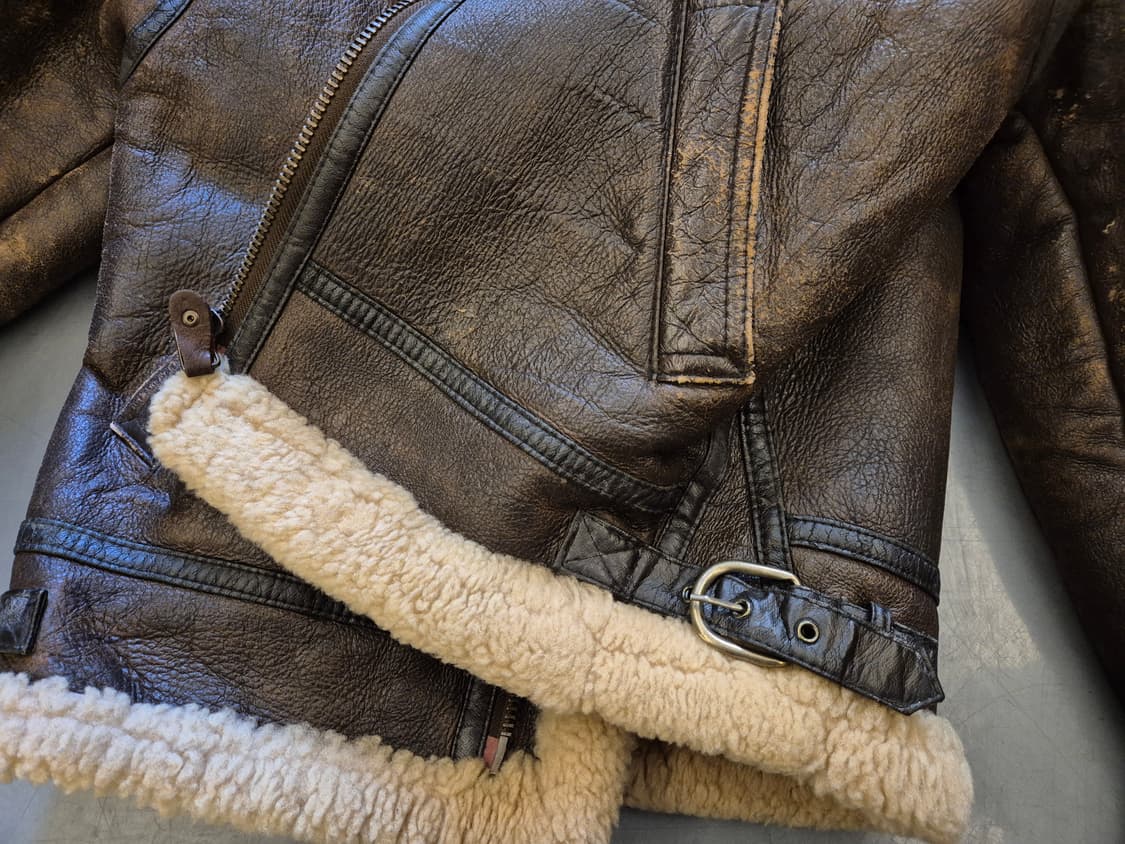 90s TTPE B-3 양가죽 무스탕 상품이미지5