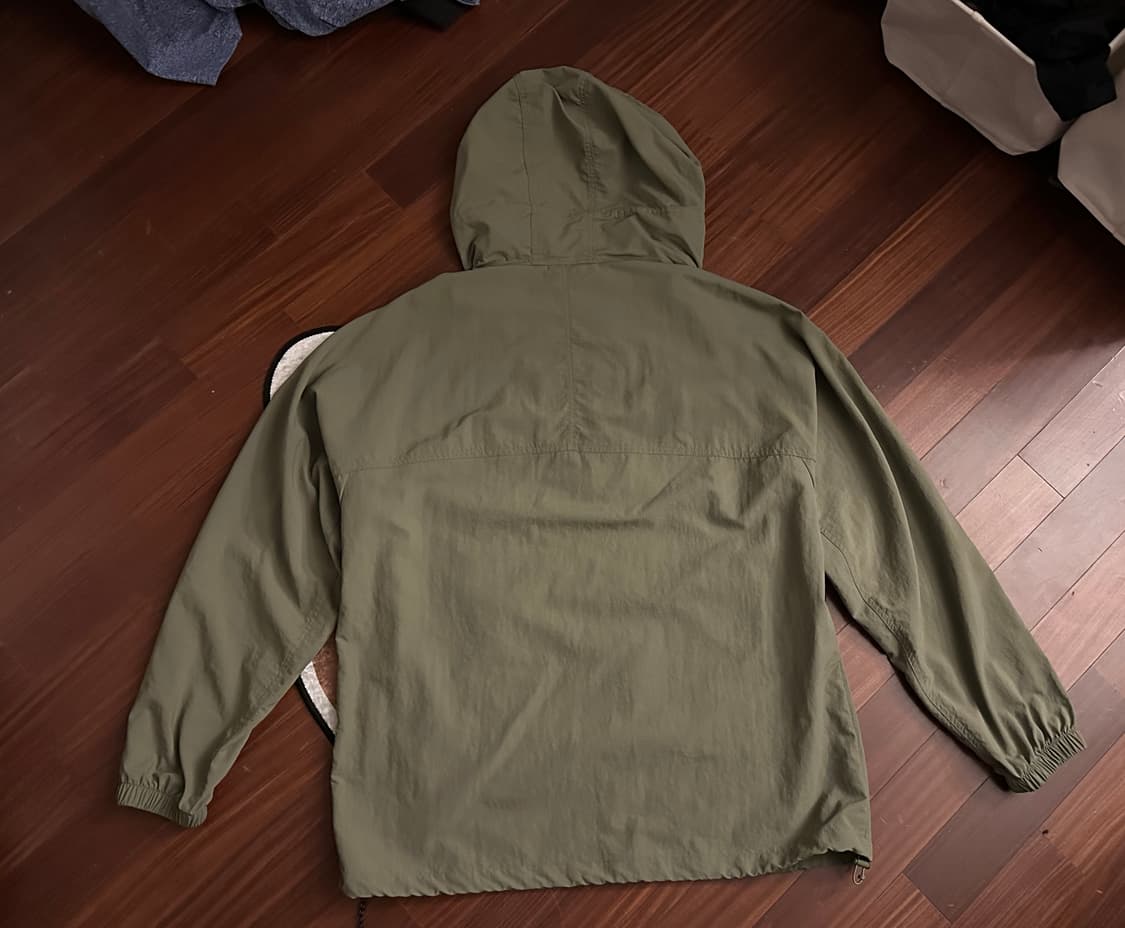 네파 아노락 후드 카키 바람막이 상품이미지4